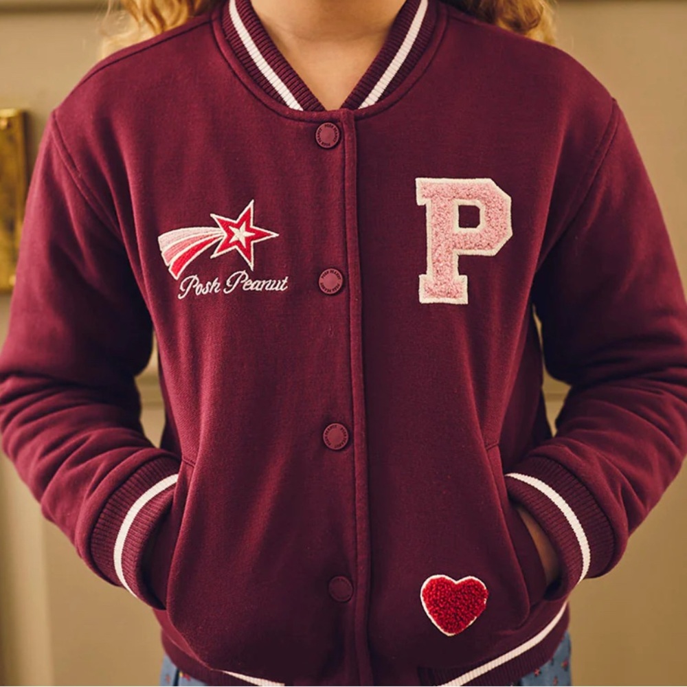 Posh Peanut x American Girl Varsity Jacket in 5/6